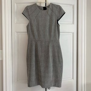 NWT!!! H&M Black & White Plaid Cap Sleeve Dress - Size 8